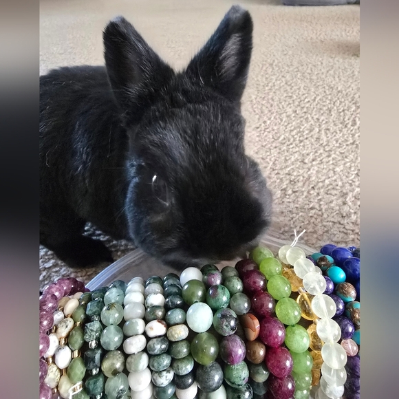 10mm Austrailian Chrysoprase Bracelet - Picture 14 of 14